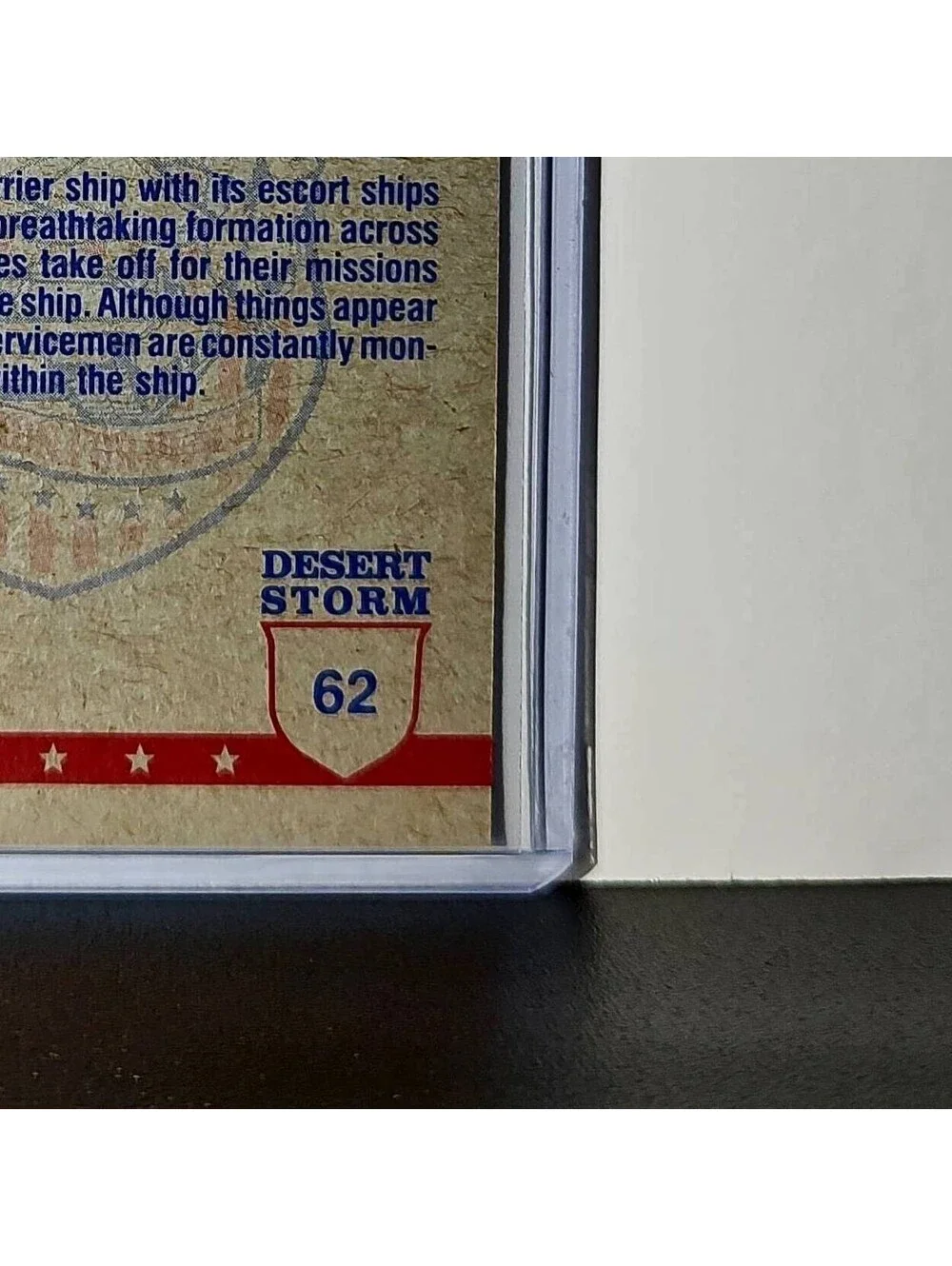 Moving In 1991 Topps Desert Storm #62 Card